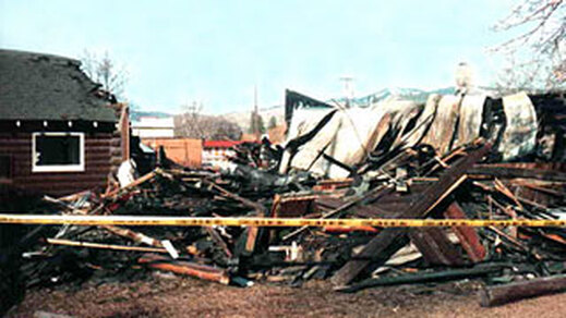 Old Clubhouse Burned